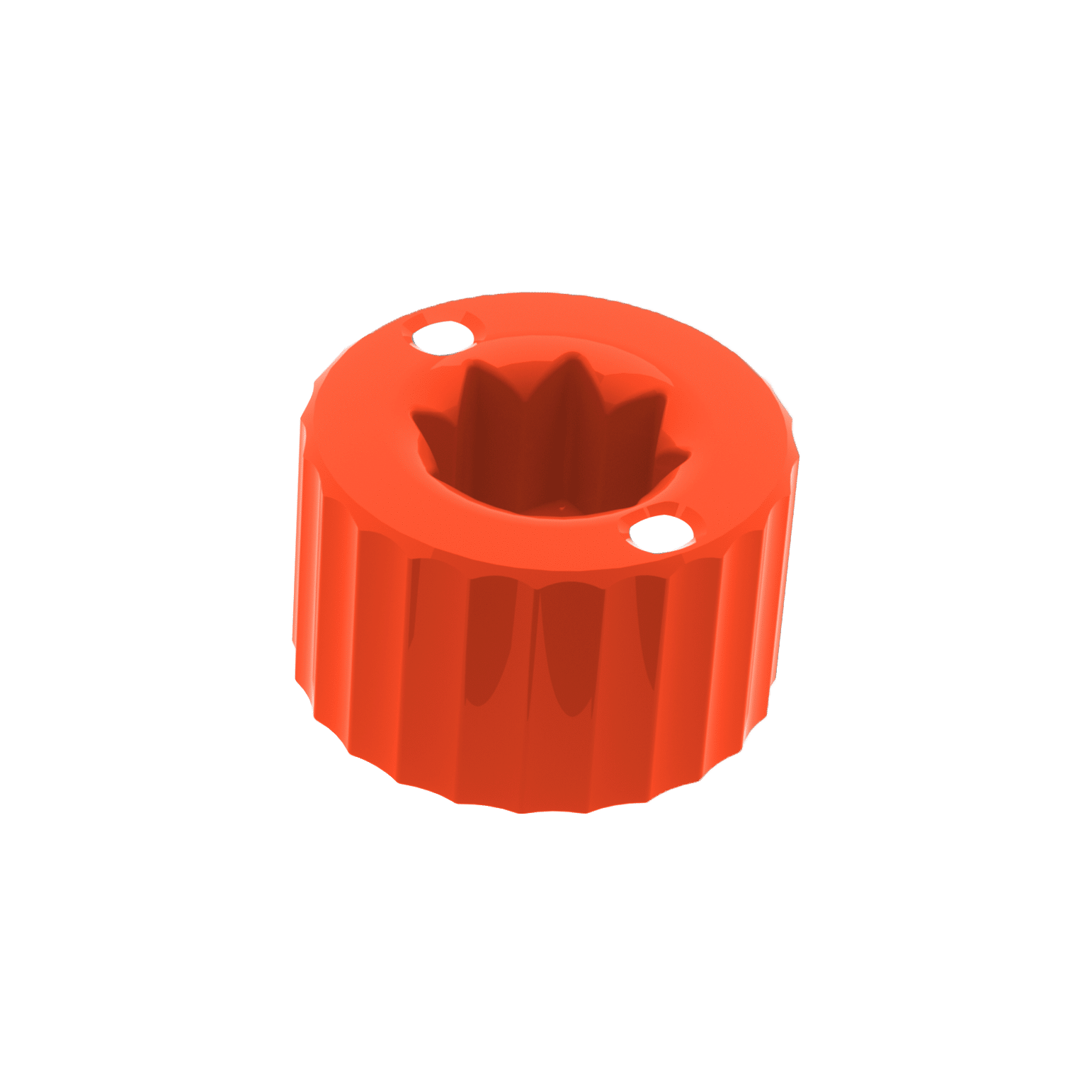 LVL SAFE® Screw Cap in Leuchtorange RAL 2005 für farbliche Probenkodierung