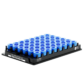 LVL SAFE® XLX 500 Microliter / 0,5 ml Rack mit blauen Caps und Gewebe-Tubes im 48-Well-SBS-Format