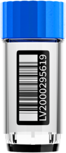 SAFE® XXLX 4000 Tube mit Schraubverschluss und seitlichem Code für eindeutige Probenidentifikation