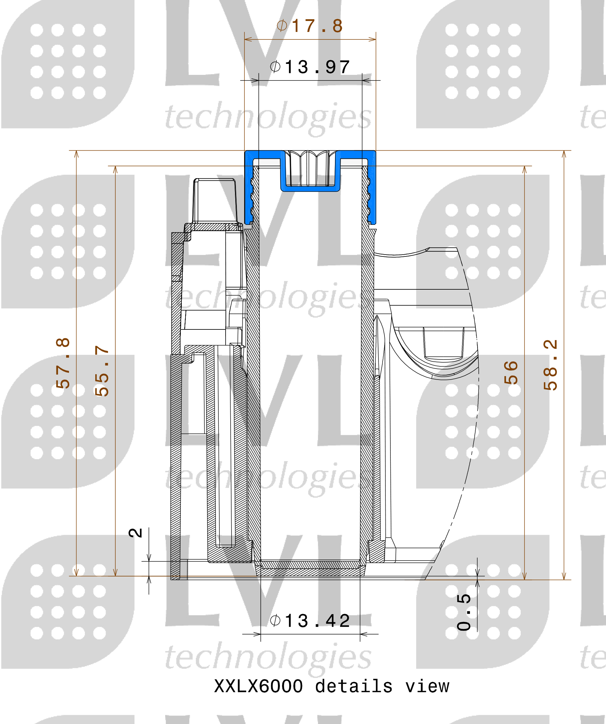 XXLX6000 G3 details view