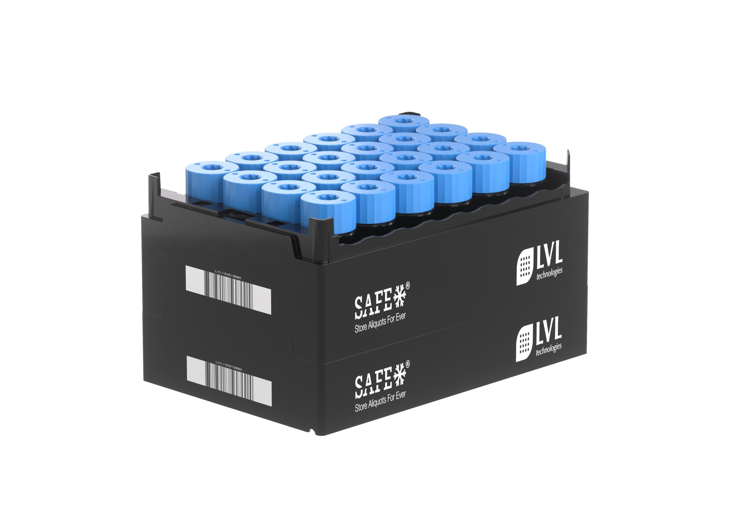 LVL SAFEĀ® XXLX 8000 Rack ā mit Tubes und Screw Caps