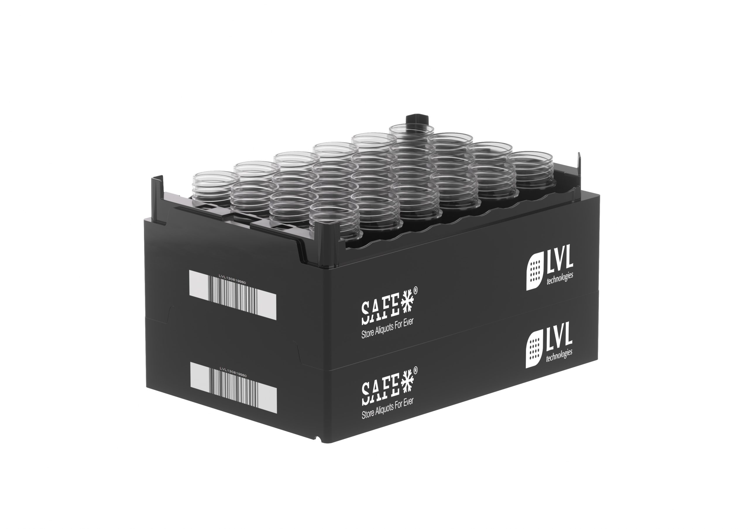 SAFEĀ® XXLX 8000 Rack mit offenen Tubes im SBS-Standard