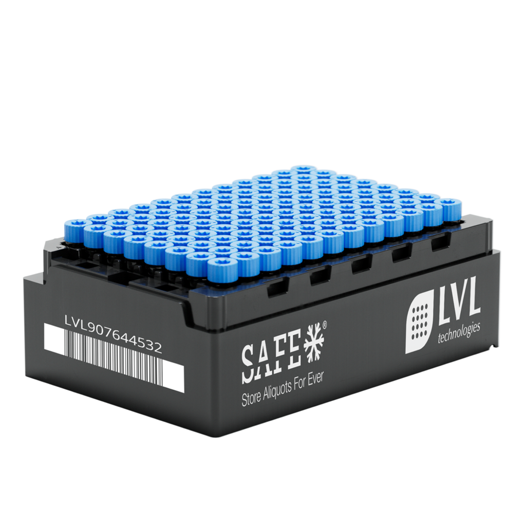 SAFE® 96 XT - 2D Tubes with External Thread in 96 SBS Format